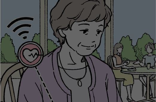 大切な人にお守りとして持ってもらいたい Watch over